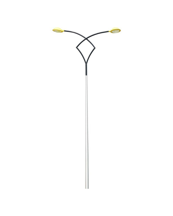 Symmetric Double Arm Street Light Pole