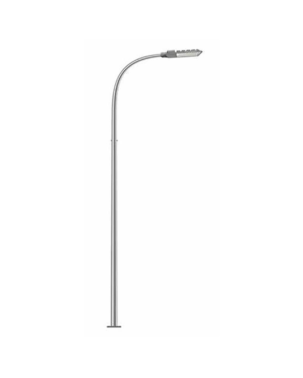 Solar Single Arm Street Light Pole