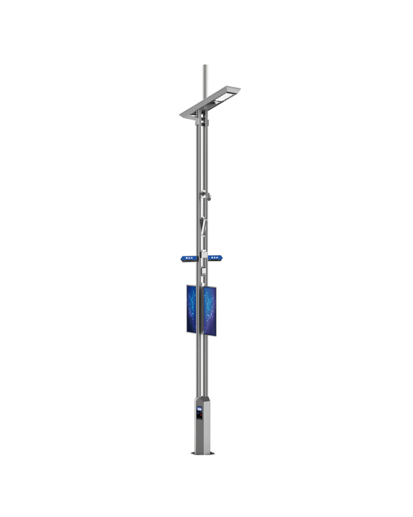 ZHLU-07 Minimalist Dual-Screen Smart Light Pole