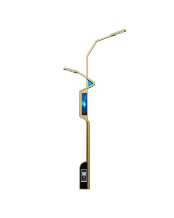 ZHLU-16 Golden Streamline Smart Light Pole