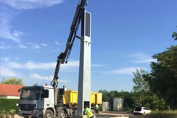 Solar Street Light Project, France