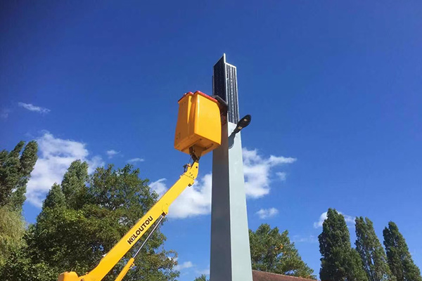 Solar Street Light Project, France