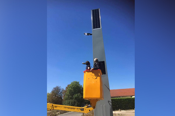 Solar Street Light Project, France