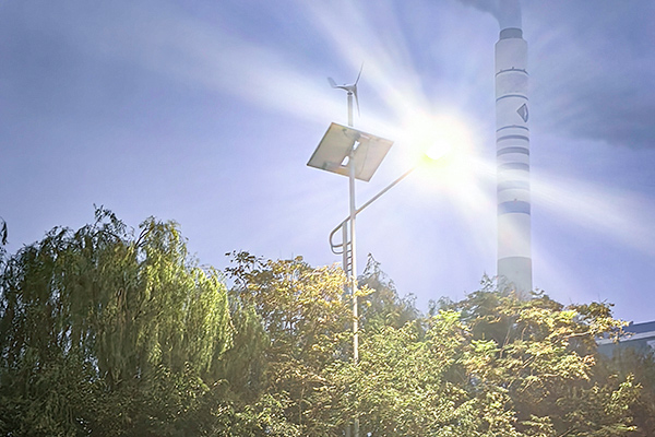 Wind-Solar Hybrid Street Lamp Project, Sheyang Port, Yancheng City
