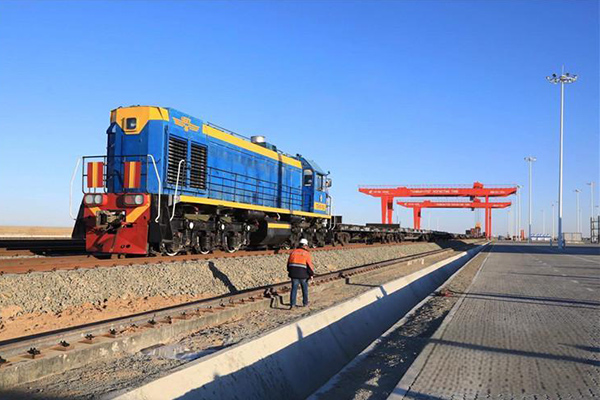 High-pole lamp street lighting project for the Zaman Uud Logistics Park in Mongolia