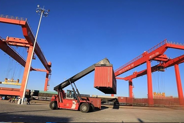 High-pole lamp street lighting project for the Zaman Uud Logistics Park in Mongolia